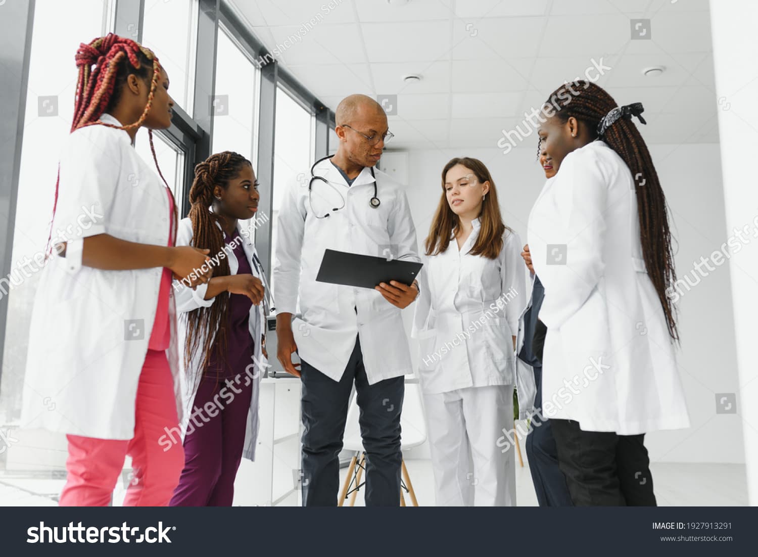 Healthcare professionals ready to work